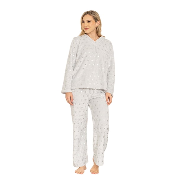 Pijama supersoft TESSO HOME Silver ultrasuave conjunto pijama