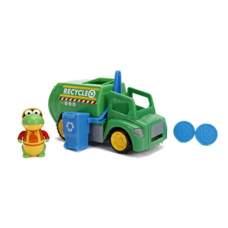 Ryan's World 6" Gus Recycling Truck with Gus Figure Play Vehicles