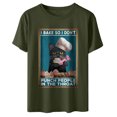 thumbnail image 1 of Camiseta de mujer Camisetas divertidas de manga corta Camiseta estampada Tops Blusa Regalo para mujer Fridja zx1326, 1 of 7
