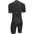 thumbnail image 2 of Phantom Aquatics Men's Superior Flex Neoprene Wetsuit Short Sleeve Shorty Scuba Snorkeling Surf Suit - BKYL - SM, 2 of 3