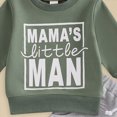 thumbnail image 4 of NOLDARES Kids Toddler Boy Clothes 2 Piece Long Sleeve Print Pattern T-Shirt Jogger Pants Warm Fall Winter Outfits Set Size:3-6 M,Green, 4 of 7
