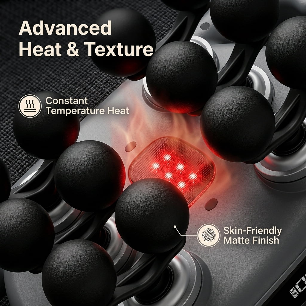 12-Head Deep Tissue Massage Gun | 9-Mode Quiet Muscle Pain Relief Tool
