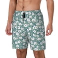 thumbnail image 2 of Daiia Floral Mens Swim Trunks Swim Shorts Quick Dry Swim Shorts with Mesh Lining Pockets-Medium, 2 of 9