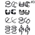 thumbnail image 2 of 8 Paires de Boucles d'Oreilles Créatives Clip Cartilage Non Percées, 2 of 10