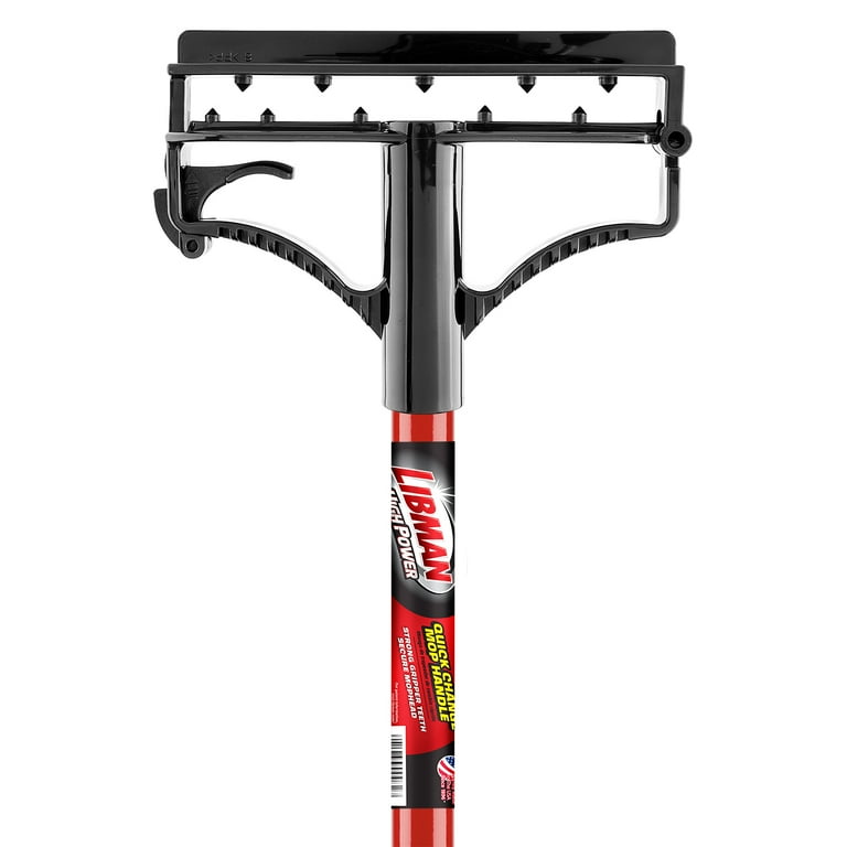 mop manさん専用 Libman Red Powder Coated Steel Black Solid Polypropylene Resin