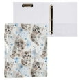 thumbnail image 3 of ALAZA Cute Cats Kitten 3 Ring Binder 1.5 Inch Three Ring Office Binders w/ clipboard & 3 pockets, Hold 200 Sheets, 1 pc, 3 of 7