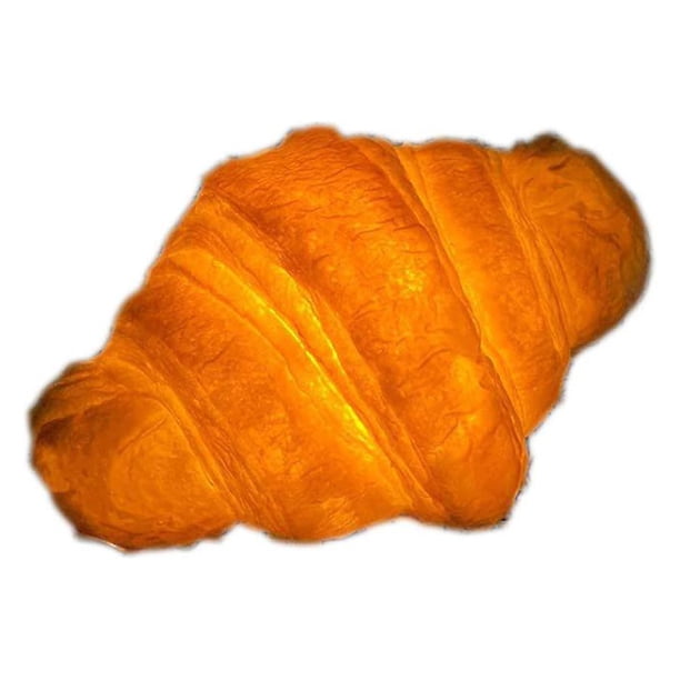 Luz Nocturna De Croissant, Lámpara Led Decorativa Que Funciona con Pilas En Forma De Pan, Perfecta para El Hogar Y El Escaparate De La Panadería