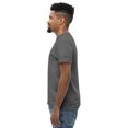thumbnail image 2 of CROWN DOUBLE GRAY Men's classic tee (Dark Heather, M), 2 of 6