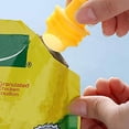 thumbnail image 4 of 6PCS Sealing Clips 6pcs Snack Sealing Clip Food Sealing Milk Powder Clip Plastic Bag Discharge Nozzle Clip Food Bag Sealing Strip Sealing Device Yellow, 4 of 7