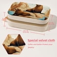 thumbnail image 5 of Sea Lion Velvet Portable Jewelry Organizer Box with Removable Compartment - Gift and Jewelry Display, 5 of 7