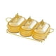 thumbnail image 4 of Bandeja de frutos secos para aperitivos, bandeja para frutos secos, decoración nórdica para bodas, plato para frutos secos para bodas. Oro grande, 4 of 9