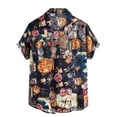 thumbnail image 3 of ALLLIST Collared Men Shirts Short Sleeve Hawaiian Button Down Shirts Casual As Show Men's Clothing, 3 of 9