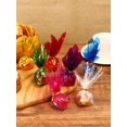 thumbnail image 1 of 80 Pcs 19 X 19 Cm Colored Transparency Wrapping Paper,Cellophane Wrap Sheets With Twist Ties For Treats Candy,For Gift, 1 of 5