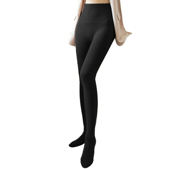 Medias de compresión para el cartílago lumbar alto para mujer, pantimedias térmicas de invierno cálidas y gruesas, 460 g