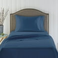 thumbnail image 6 of Better Homes & Gardens 300 Thread Count 100% Cotton Wrinkle Resistant Sheet Set, Full Slate Blue, 6 of 6