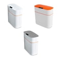 thumbnail image 3 of Smart Sensor Trash Can IPX5 Waterproof Automatic Induction Bathroom Garbage Bin Dustbin Rubbish Waste Bucket Living Room Gray White, 3 of 9