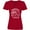 Red, variant on Inktastic Summer Vacation Mode Melbourne Beach Florida Women's V-Neck T-Shirt