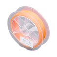 thumbnail image 2 of Fly Line Cup Filler Line, Polyester Fly Fishing Huge Fight Line Braided Core  For Freshwater Fishing Orange, 2 of 8