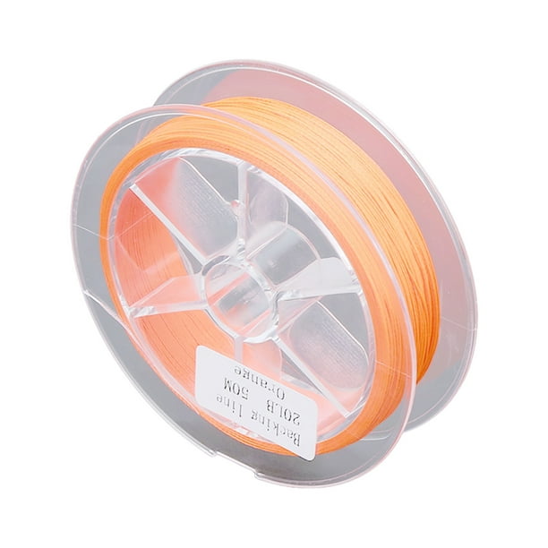 Fly Line Cup Filler Line, 50M Fishing Accessories Braided Core 20LB Fly  Fishing Huge Fight Line For Freshwater Fishing Orange