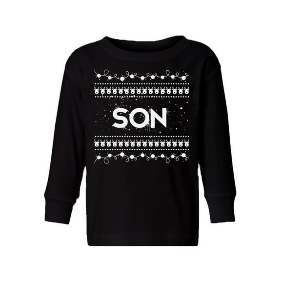 Awkward Styles Christmas Long Sleeve Shirt for Boys Toddler Son Christmas Pattern Shirt