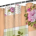 thumbnail image 3 of Pioneer Flower Floral Print Pattern Shower Curtain 72"x72" ,Bathroom Decorative Shower Curtains Set with 12 Hooks,Modern Waterproof Washable Shower Curtain, 3 of 6