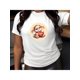 thumbnail image 1 of Camiseta deportiva de algodón de manga corta con cuello redondo y estampado de conejito de Pascua para hombre y mujer. Ideal para todas las estaciones. Ideal para adultos, hombres, mujeres, adolescent, 1 of 5