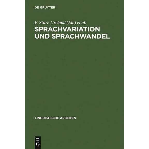Linguistische Arbeiten Sprachvariation und Sprachwandel, Book 92, (Hardcover)