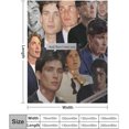 thumbnail image 2 of Cillian Murphy Blanket Cool #7 Throw Blankets Ultra Soft Flannel Lightweight Throws for Couch, Bed, All Seasons Use 30"*40"（76 * 100cm）, 2 of 6