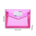 thumbnail image 5 of YOTQUSKI File Folders, Filing Folders, File Bag, Student Folder, Lightweight and Portable, Waterproof and Dirt Repellent, Suitable for School Office Class Home Meeting Room, Pink, 5 of 5