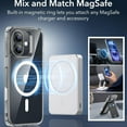 thumbnail image 2 of for iPhone16 E Case, Compatible with MagSafe, Shockproof Military-Grade Protection, Magnetic Phone Case for iPhone 16 E, Clear, 2 of 5