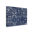 thumbnail image 2 of Trademark Fine Art 'Adire VII Indigo' Canvas Art by Kathrine Lovell, 2 of 3