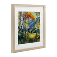 thumbnail image 2 of Stupell Industries Contemporary Autumn Golden Birch Grove Birch Framed Print Under Glass, 16 x 16, by Kate Jarvik Birch, 2 of 8
