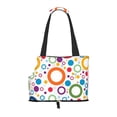thumbnail image 1 of Dog Sling Carrier, Small Dog/Cat Soft Side Carrier Tote Bag for Subway/Shopping/Hiking/Travel-Creative Ring Circle Pattern, 1 of 8
