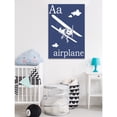 thumbnail image 4 of Marmont Hill "A for Airplane" by Karen Zukowski Painting Print on Wrapped Canvas, 4 of 5