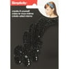 Simplicity Create-It-Yourself Sequin Swirl Black Headband Accessory, 1 Each