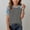 Gray, variant on ZOYOEN Girls Color Block T Shirts- Casual Short Sleeve Crewneck Summer Kids Fashion Tops Red Size 5-14