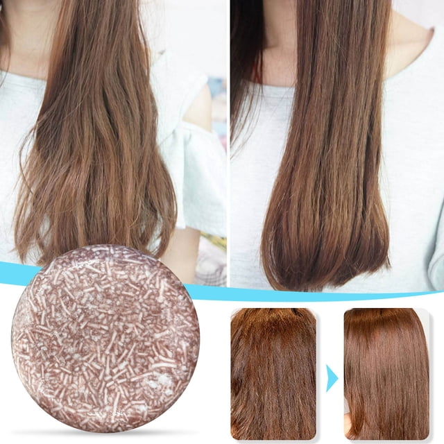 XWSHYW Productos para El Cuidado Del Cabello Barra de Champú para Oscurecer, Nuevo Jabón para Oscurecer El Cabello Polygonum, Suave y Natural