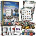 thumbnail image 1 of NATIONAL GEOGRAPHIC Rock Bingo Game - Play Mineral Memory, Gemstone Trivia, & Card Games, Collection Includes Over 150 Rocks and Minerals, Exclusive Educational STEM Toy for Kids, 1 of 1