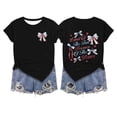 thumbnail image 4 of WERYOUNG Red White & Blue Graphic T Shirt For Women Short Sleeve Crew Neck Patriotic Tee Independence Day USA Celebration T-Shirts Holiday Party Versatile Tops L, 4 of 4