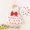 Red#2, variant on Baby Girl's Dress Set Sweet Print Ruffle Sleeveless Dress with Hat,Toddler Cute Summer Outfit for Toddler, Photoshoot and Casual Holiday Wear(Red,2 Years)