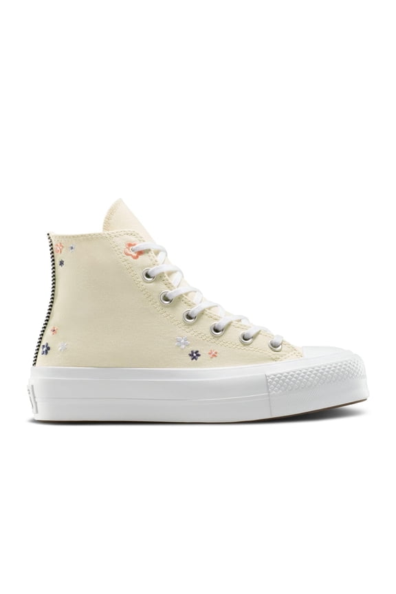 CTAS Lift Platform High Women's Shoes, Light Dune/White/Vintage Peach, Size 6.5