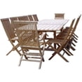thumbnail image 1 of Teak Valencia Classic 15-Pieces Dining Set, 1 of 8