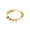 Gold, variant on Rotating Rings for Women 10 Beads Colorful Black Silver Rose Gold Plated 4MM Statement Stainless Steel Simple Personalized Gifts Pinky Fun Jewelry Gold Size 10