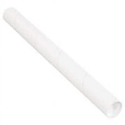 Partners Brand Mailing Tubes,W/Caps,2-1/2x24",PK34 P2524W