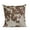 Brown, variant on Black Cowhide Animal Luxury Throw Pillow - 18 x 18 in.