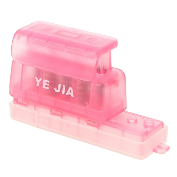 Set of 3 Five Hole Punch Paper Puncher Notebook Holder Office Pink