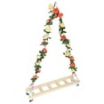 thumbnail image 2 of Large Parrots Swing,Natural Wooden Swing Ladder Chicken Swing Pet Parrots Ladder Swing Optimized for Excellence, 2 of 14