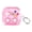Pink, variant on Transparents Protective Case For Buds 4 With Builts In Phone Stand And Carabiner Clip