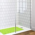 thumbnail image 4 of Semfri Non-Slip Bath Tub Shower Mat 16x31.5 inch Soft Rubber Bathroom Bathmat with Strong Suction Cups Comfort on Feet Green, 4 of 5