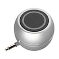 thumbnail image 1 of facefd 3W Mini Portable Speaker Mobile Phone Speaker Line-In Speaker with 3.5mm Audio Interface for Tablet Computer Silver, 1 of 6